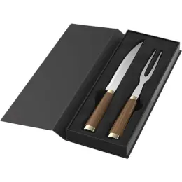 Andy Cartwright Afrique Dusk Carving Set Gift Box Open